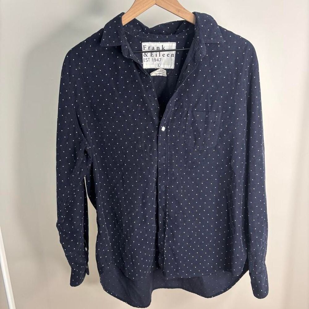 Frank-eileen Women's Navy and Blue Shirt